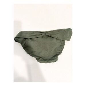 Seafolly Australia Olive Green Ruched Fold Over Bikini Bottoms Size 10 Womens